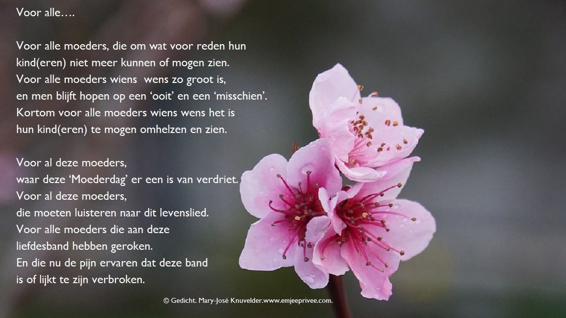 Gedicht: voor alle moeders – EmJeePrivee