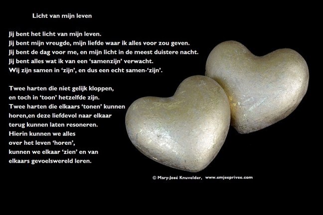 Gedicht. Licht van mijn leven – EmJeePrivee